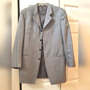 Raspinni,(Revised)Men's 38R, Medium Gray Blazer